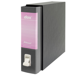 Registratore New Dox 1 grigio dorso 8cm f.to commerciale Esselte