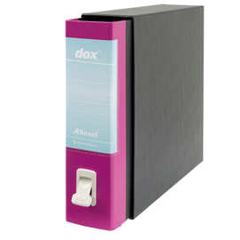 Registratore New Dox 1 rosa dorso 8cm f.to commerciale Esselte