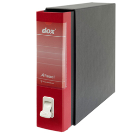 Registratore New Dox 1 rosso dorso 8cm f.to commerciale Esselte