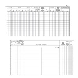 REGISTRO IVA ACQUISTI 22 PAG. NUMERATE 31X24,5CM E2116N EDIPRO