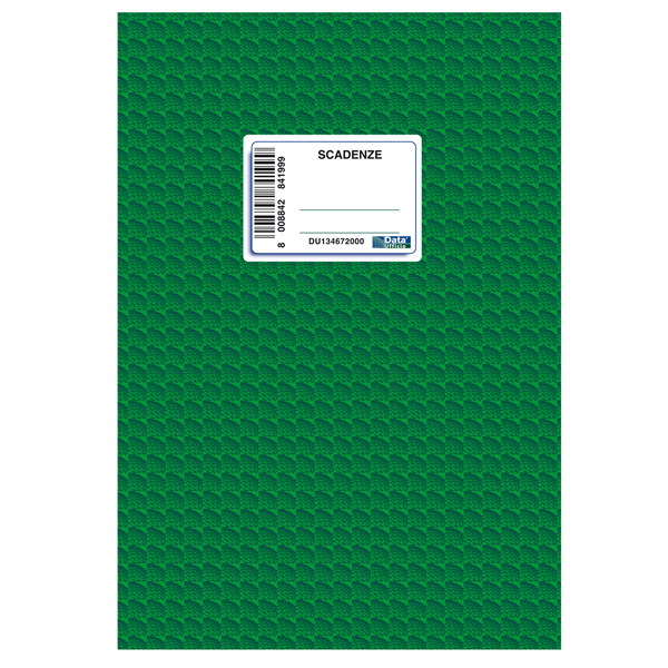 Registro scadenzario spiral. gen/dic 10pag/mese 24x17cm 2016N1363G Data Ufficio