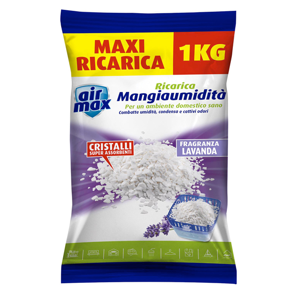 Ricarica Sali assorbiumiditA' AIR MAX da 1kg lavanda