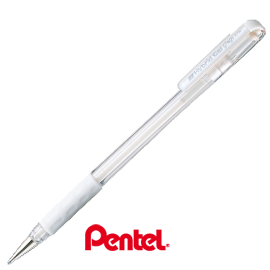 ROLLER GEL HYBRID GRIP LUNA K118 BIANCO PENTEL 0,8MM