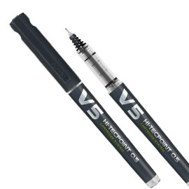 ROLLER HI-TECPOINT V5 RICARICABILE NERO BEGREEN PILOT