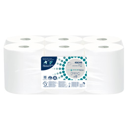 Rotolo asciugamani Autocut Microgoffrato 2veli D18,5cm DissolveTech Papernet