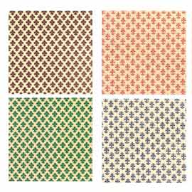 ROTOLO CARTARIVESTO 50X500CM GIGLIO MARRONE LAVABILE REX58