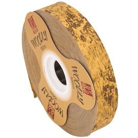 Rotolo nastro Woodly Corteccia 24mmx100mt marrone chiaro Bolis