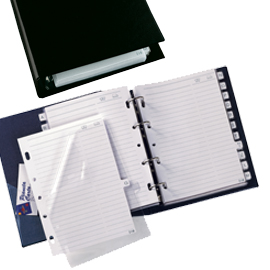 RUBRICA TELEFONICA TELEX 3 NERO 15X21CM (A5)