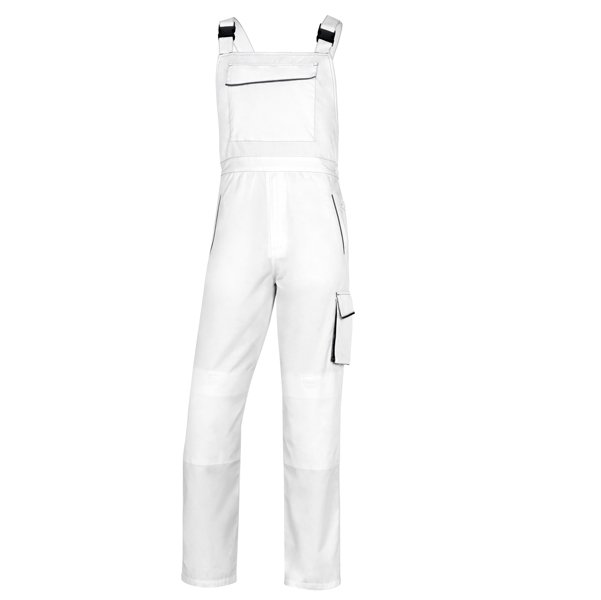 Salopette da lavoro Panostyle M6SAL bianco/grigio Tg. L (delist