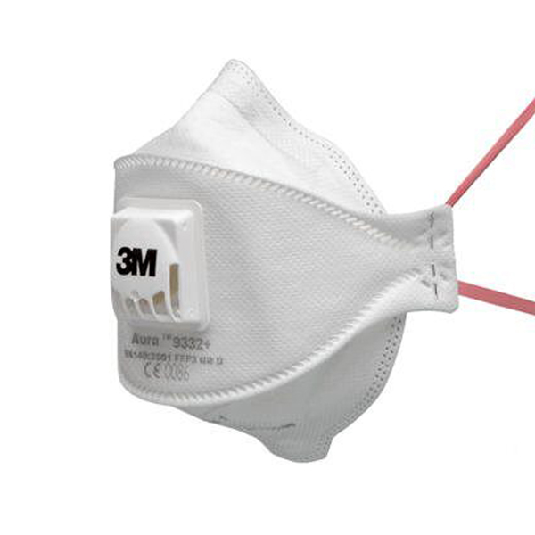Scatola 10 mascherine 3M Aura 9332+ FFP3 con valvola