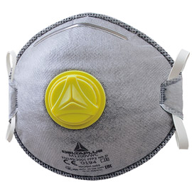 Scatola 10 MASCHERINE FILTRANTI FFP2 con valvola vapori organici