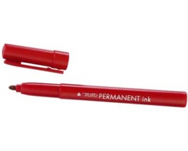 SCATOLA 12 MARCATORI TRATTO PERMANENT INK BLU