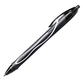 Scatola 12 penna sfera scatto Intensity quick dry nero BIC®