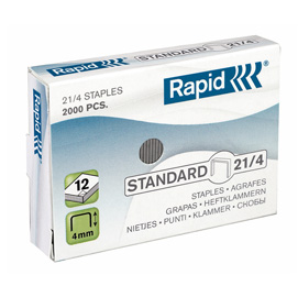 Scatola 2000 punti STANDARD RAPID 21/4 (6/4