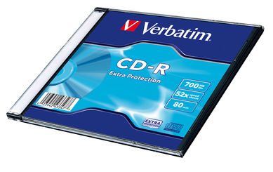 SCATOLA 200 CD-R DATALIFE SINGLE PACK SLIM CASE 1X-48X 700MB SERIGRAFATO