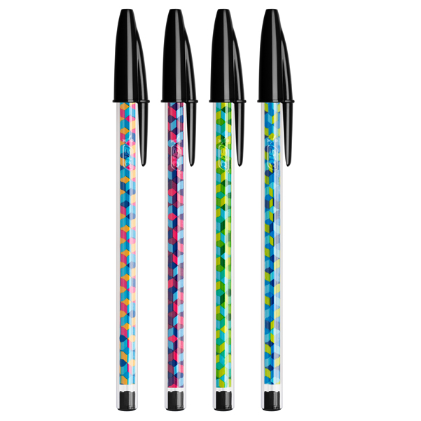 Scatola 20 penna sfera con cappuccio Cristal  Collection 1.0mm nero BIC