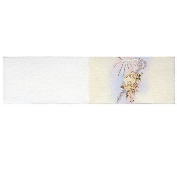 Scatola 25 fg A4 da 20 bigl. bomboniere personalizzabile ''Cresima'' Rex Sadoch
