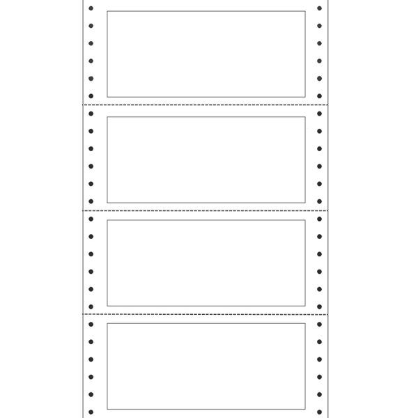 Scatola 400 etichette adesive in modulo 140x60mm TT951 per passaggi proprietA'