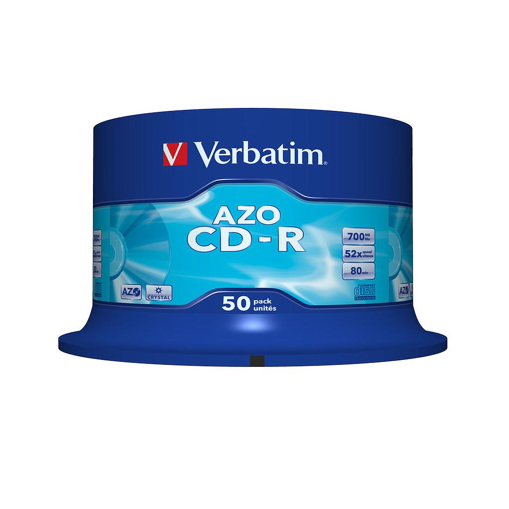 SCATOLA 50 CD-R DATALIFEPLUS SPINDLE 1X-52X 700MB SERIGRAFTA CRYSTAL