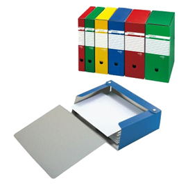 Scatola archivio Spazio 100 25x35cm dorso 10cm giallo Sei Rota(delist