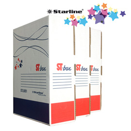 Scatola archivio ST-BOX A4 25x35x10cm STARLINE