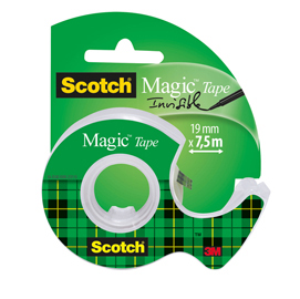 Nastro adesivo Scotch® Magic 810 19mmx7,5mt con chiocciola