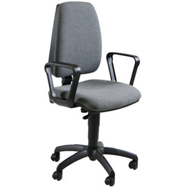 SEDIA OPERATIVA Jupiter GRIGIO SCURO C/BRACC.