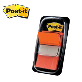 SEGNAPAGINA Post-it® 680-4 ARANCIO 25.4X43.6MM 50FG INDEX
