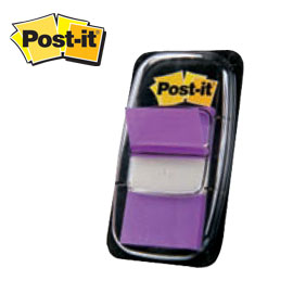 SEGNAPAGINA Post-it® 680-8 PORPORA 25.4X43.6MM 50FOGLIETTI