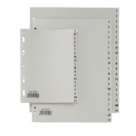 SEPARATORE ALFABETICO A-Z PPL 15X21 RECORD RA5A-Z SEI ROTA