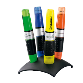 SET 4 EVIDENZIATORI STABILO LUMINATOR 7104-2