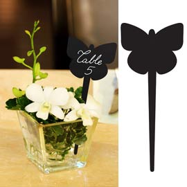 SET 5 Silhouette Tags FARFALLA Securit