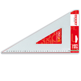 SQUADRA PROFIL ALLUMINIO 60  30CM ARDA