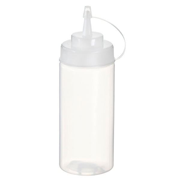 Squeeze bottle trasparente per salse 500ml Leone