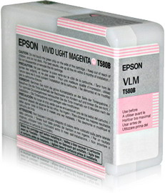 TANICA INCHIOSTRO A PIGMENTI EPSON ULTRACHROME K3 VIVID-MAGENTA CHIARO (80ML.