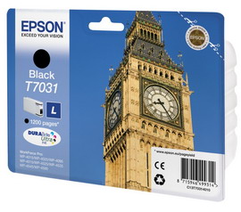 TANICA INCHIOSTRO A PIGMENTI NERO EPSON DURABRITE ULTRA, L