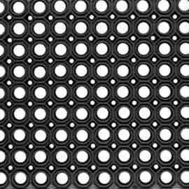 TAPPETO IN GOMMA ANTISHOCK BEST NERO 100X150CM VELCOC