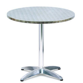 TAVOLO TONDO Bar IN ALLUMINIO D70cm - H70cm