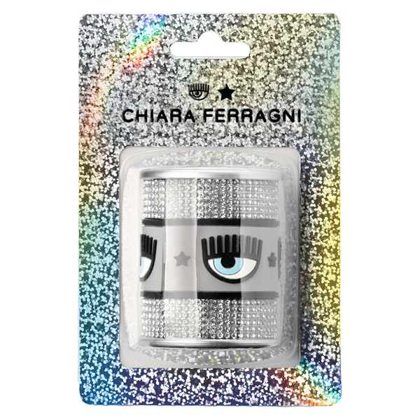 Temperamatite strass 2 fori D4,5x6cm Chiara Ferragni collezione 2023