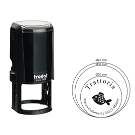 Timbro Original Printy 4638 diametro 38mm TRODAT (Delist