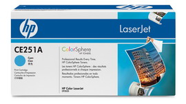TONER CIANO COLOR LASERJET CE251A PRINT CARTRIDGE WITH COLORSPHERE TONER