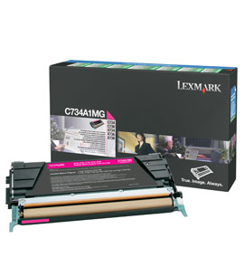 TONER MAGENTA C734, C736, X734, X736, X738, RETURN PROGRAM