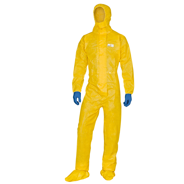 Tuta di protez. da rischio chimico DT300Y Tg M giallo