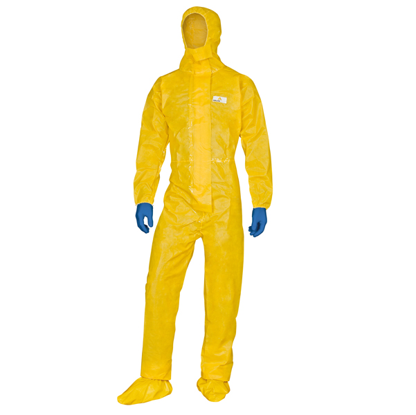 Tuta di protez. da rischio chimico DT300Y Tg XL giallo