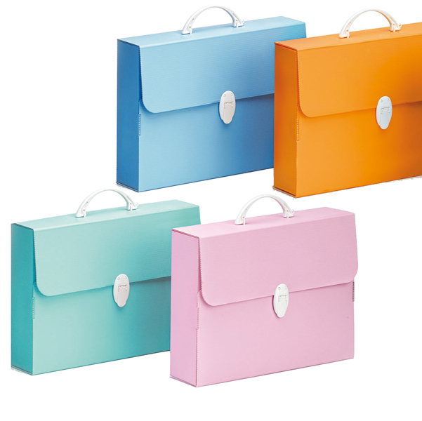 Valigetta polionda Every Line Pastel 36,5x56,5cm dorso 5,5cm Favorit