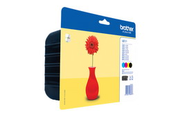 VALUE PACK CONF. DI 4 INK CIANO MAGENTA GIALLO NERO LC-121VALBP