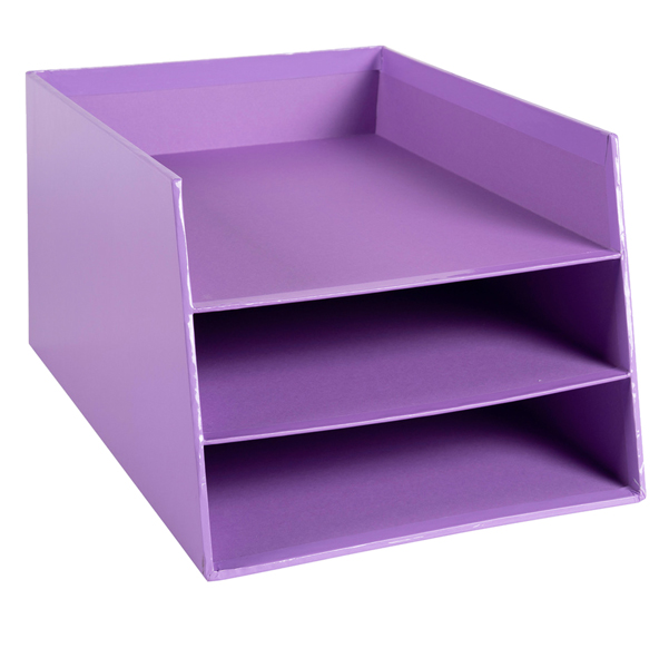 VASCHETTE PORTACORRISPONDENZA AQUAREL 3 RIPIANI MALVA 13464D EXACOMPTA