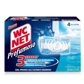 WC NET TAVOLETTA PROFUMOSO OCEAN FRESH (4X34GR