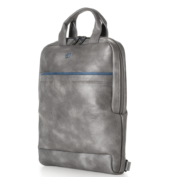 Zaino slim Bluegate dim.28x38x10cm grigio INTEMPO