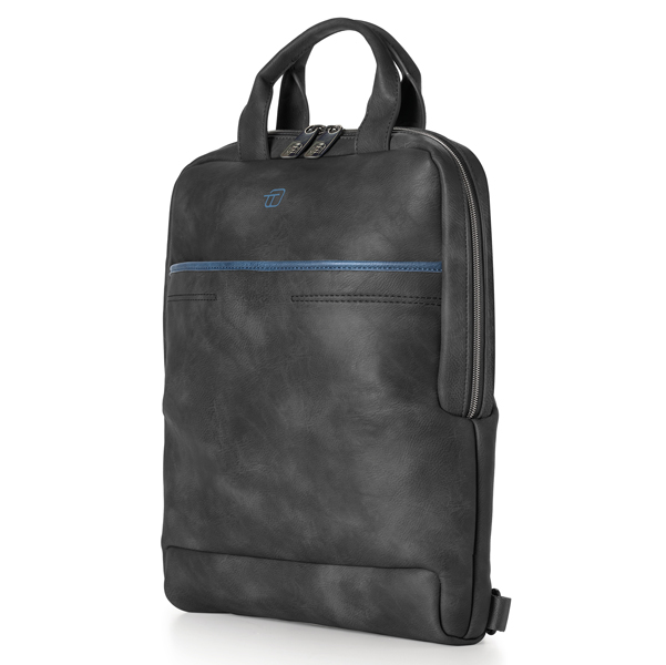 ZAINO SLIM BLUEGATE DIM.28X38X10CM NERO INTEMPO